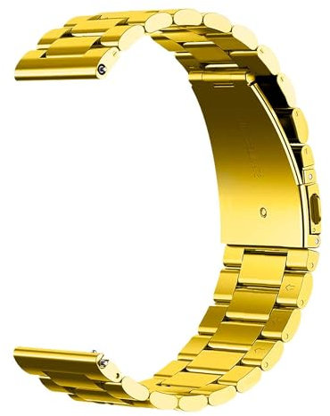 OcioDual Bracelet de Montre Homme Bracelet Métallique Acier Inoxydable Couleur Or 24mm Bracelet Montre, Montre homme, Bracelet Homme, Bracelet Montre Connectée Bracelets Universels