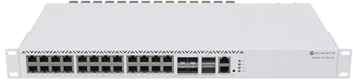 Mikrotik Crs326-4c+20g+2q+rm Switch Di Rete Gestito Gigabit Ethernet [10/100/1000] Grigio (mikrotik Crs326 2.5 Gigabit 24 Port Cloud Router Switch -