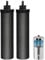 Lot de 2 filtres à eau certifiés NSF/ANSI 42 et 372, de rechange pour filtres à éléments de purification Berkey BB9-2, compatibles avec le système de filtre à gravité Berkey, voyage, large, Royal,
