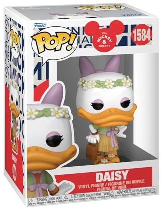 Funko POP! Disney: Daisy Duck (Festival) | Offizielles Cartoon/Animation Merch - Vinyl Sammelfigur als Regal Deko - Geschenkidee zum Geburtstag für Fans und Sammler
