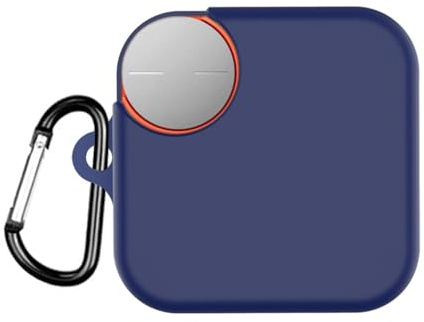 Silikon-Schutzhülle für CMF Buds Pro 2, schützende Earbuds Sleeve mit Karabiner, Kopfhörerhülle, Rundumschutz für CMF von Nothing Buds Pro 2, sturzsicheres und staubdichtes Zubehör (Dunkelblau)