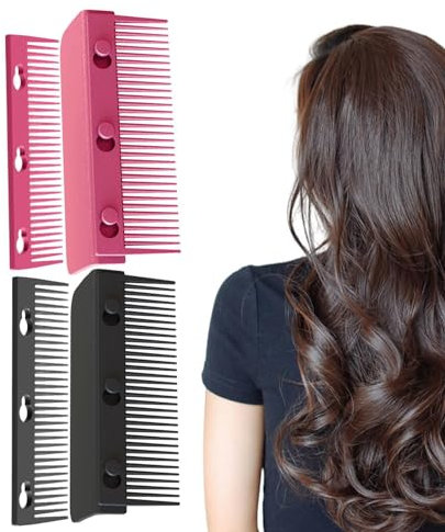 Haarglätterkamm,Clip-on-Griffkamm Für Glätteisen | Glätteisenkamm, Flacher Eisenkammaufsatz, Haarstyling-Werkzeug, Universelles -Kämmzubehör