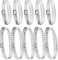 10 Piezas CV Abrazadera, Abrazaderas para Juntas Homocineticas CV, Incluye 5 Grandes (50mm-120mm) y 5 Pequeñas (25mm-40mm), Abrazaderas Metálicas Ajustables para la Mayoría de los Vehículos