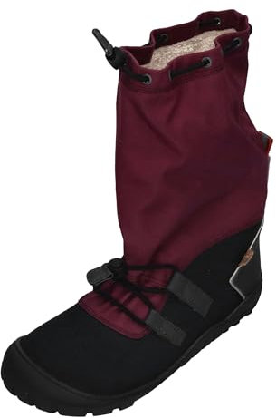 KOEL Barefoot Kinderstiefel - RANA WP BAMBO - Bordo, Größe:33 EU