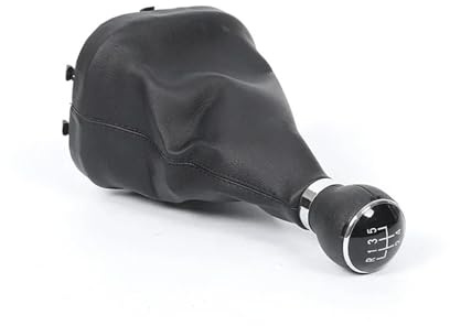 Schaltknauf Schalthebel Für VW Für Touran Für Caddy Für MK2 2003 2004 2005 2006 2007 2008 2009 2012 2012 2013 2014 2015 5/6 -Speed -Gamper -Stiefelabdeckungsverlustknopf Auto Schaltknauf(5 Speed)