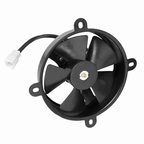 ANGGREK Ventilateur de Refroidissement de Radiateur de 6 Pouces Ventilateur de Refroidissement électrique Moteur de ABS Plastique High Sensitivité Installation Fas