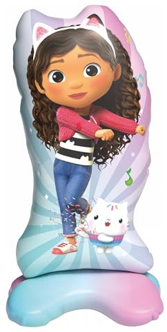Procos - Standing Foil Balloon Gabby Dollhouse, Balloon for Air Filling, Gift, Decoration