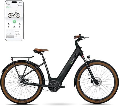 SachsenRAD C5R Bici Elettrica Trekking, 27.5 ATB All Terrain E-Bikes con Antifurto e GPS, 70Nm a Motore Centrale, GATES Carbon Drive, Freno idraulico, E-bike da turismo for uomo e da donna, Legale EU