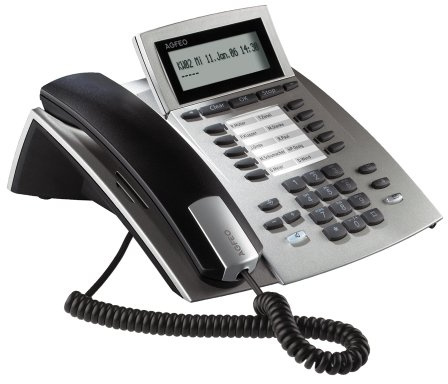 Agfeo ST21 SO Systemtelefon M. Beweglichem Display, silber