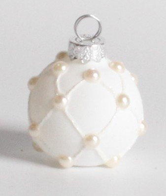 Boule décorée Porte nom Ø4cm ou à Suspendre pour Noël