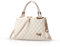 Nicole&Doris Damen Handtaschen Neue Frauen Handtaschen Neue Umhängetasche Lackleder Shell Schultertasche Henkeltaschen Tasche für Frauen Elfenbein