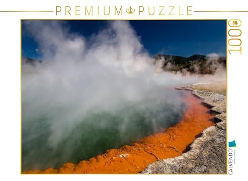 CALVENDO Puzzle Champagne Pool - Wai-O-Tapu, Neuseeland | 1000 Teile Lege-Größe 64 x 48 cm Foto-Puzzle für glückliche Stunden