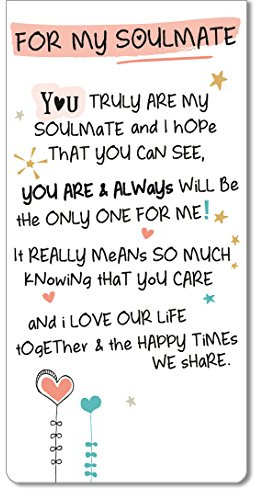 Inspired Words Magnetic Bookmark - For My Soulmate