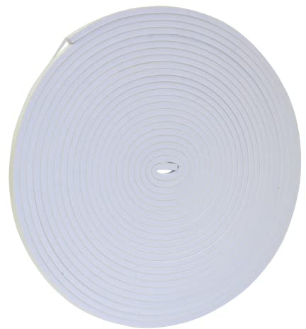Dapetz ® Draught Excluder Foam Tape 10.5m, Self Adhesive Weather Stripping Sealing Strip, EVA Foam Door Window Insulation Draught Excluder Tape for Soundproof Wind Dustproof 8mm(W) x 5mm(H)