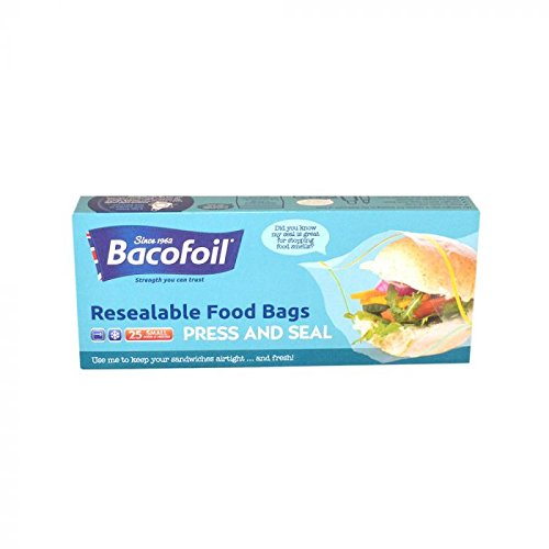 Bacofoil Plastic Sandwich Bags 25 Pack (1 Pack)