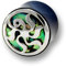 Island Piercings PAAR Horn Silber Abalone Plugs Ohr Piercing 8mm