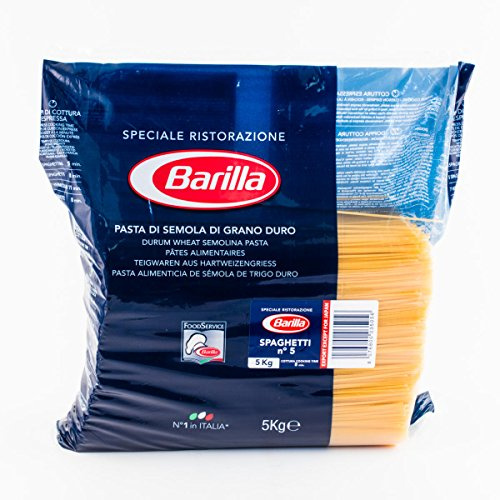Pasta Barilla Spaghetti Ristorante Nr. 5 italienisch Nudeln 5 kg pack