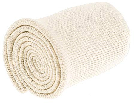 Bündchen Strickbündchen 16x80cm Bündchenstoff Baumwolle elastisch gerippt, Farbkarte 2von2, Farbe:naturweiß