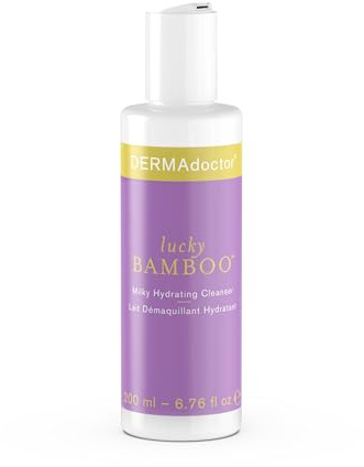 DERMAdoctor Lucky Bamboo Jukyeom 9x Oil to Milk Cleanser – Gentle Hydrating Face Wash & Makeup Remover for All Skin Types – 200ml