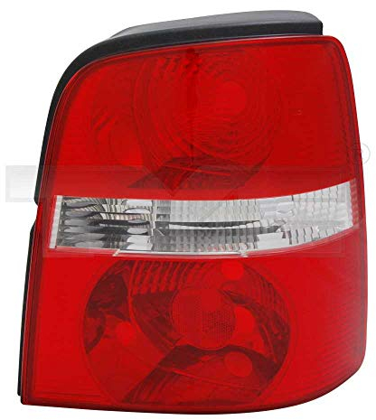 Diederichs Heckleuchte Rückleuchte Rücklicht links für VW Touran (1T1/1T2) 02/2003-10/2006, Rot, Klar, Ohne Lampenträger, E-Typ-geprüft