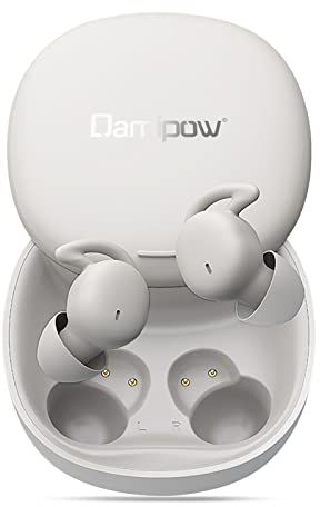 Damipow L29 Sleep Earbuds, Mini Wireless Earbuds, Bluetooth Headphones in Ear for Sleeping, Bluetooth Wireless Sleepbuds Ultra Soft and Lightweight, Built-in Mic, for Side Sleepers