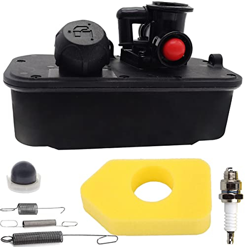 ZAMDOE 498809 Serbatoio carburante 795477 Carburatore 698369 Sostituzione filtro aria per Briggs & Stratton 494406 498809A 795469 794147 699660 794161 498811 Carb, con molle candele