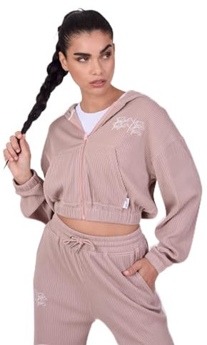 Project X Paris Sweat à Capuche plissé Rose balais L