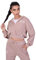 Project X Paris Sweat à Capuche plissé Rose balais L