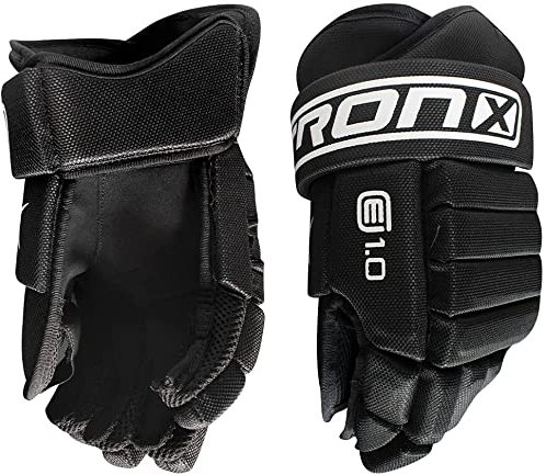 TronX E1.0 - Guanti da hockey su ghiaccio per adulti, 15 cm