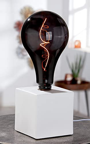 GILDE Lampe Würfel (ohne Glühbirne) Porzellan weiß 32312