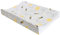Babycurls Deluxe Anti-Roll PVC Wedge Nappy Baby Changing Mat with Curved Sides and Raised Edges for Babies from Birth Upwards Wipe Clean and Waterproof 69 x 45 x 8cm (Grey Bee)