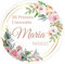 Pegatinas Personalizadas Comunion, Bautizos, Bodas en Vinilo Redondas – Detalles para Invitados de Primera Comunion Niños y Niñas 16 Modelos (Modelo 12)