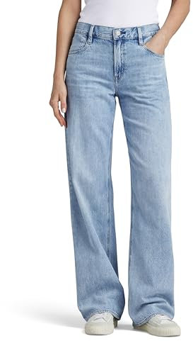 G-STAR Damen Judee Low Waist Loose Jeans Blau (Sun Faded Cloudburst D22889-D536-G339) 30W / 30L