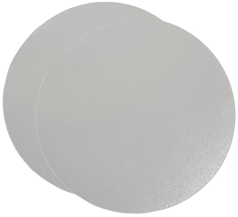 Set de 10 Supporti per Torte 30 cm Argento | Vassoio Torta Rotondo in Cartone da 1 mm di spessore, Sottotorta tondo per Feste Matrimoni, Decorazioni per Torte e Dolci | Base per Torta Argento