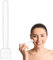 LOPHE Derma Stamp, Microneedling Nadeln mit 100 Spitze 0.5mm, Professionelles Microneedling Stamp, Anti-Aging Mikronadel Stempel für die Haar, Bart und Gesichtspflege