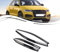 ZIROXI Autofenster Windabweiser für Audi Q3 8U 2011~2018 Vorne Hinten Regenabweiser Car Wind Visier Deflectors Abdeckung Zubehör