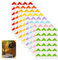 Fotoecken, 192 Stück Fotoecken Selbstklebend 8 Blatt 8 Süssigkeiten Farben Foto Ecken Klebe, Fotoecken Aufkleber für Sammelalben Foto Eck Klebepads Aufkleber für DIY Scrapbooking Fotoalbum