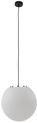 Lindby Außenleuchte Alea (spritzwassergeschützt (Modern) in Weiß (1 flammig, E27) - Pendelleuchte außen