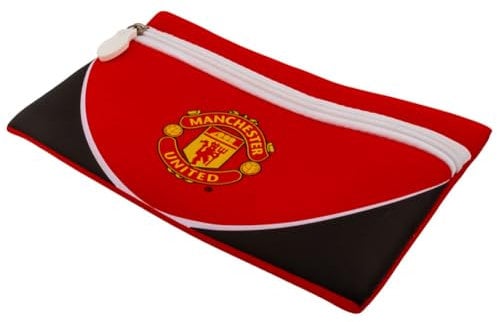 FOCO Offiziell lizenziertes Manchester United FC Swoop Federmäppchen, rot, Modern