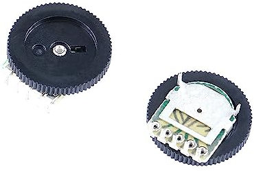 MCQWOMFQAK 10PCS 5K B502 16 * 2mm Getriebe Zifferblatt Potentiometer Doppel Potentiometer 5pin for Radio MP3/MP4 Lautstärke Einstellung Schalter xiaguolingsm
