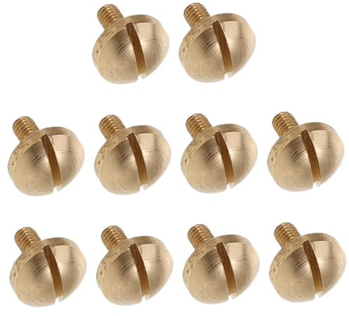 Parliky 10pièces Vis Métalliques Pour Axes De Instruments De Musique Accessoires Pour Clés à Trois Et Quatre Platines Vis Mini Pour Maintenance Facile Et Performances Optimisées