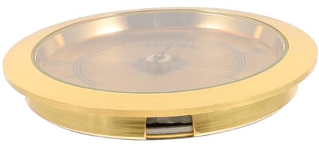 OFFSCH Gitarrenhygrometer Feuchtigkeitsmesser Metall Klein Tragbar Mit Klarem Display Für Akustik Und Volksgitarren Gitarrenzubehör Zur Feuchtigkeitskontrolle Im Koffer