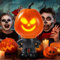 Talking Halloween Animatronics | Halloween Pumpkin With Built In Projector Speaker | Talking Animated Pumpkin | Adjustable Volume Decorative Outdoor Lighting Projectors For Halloween