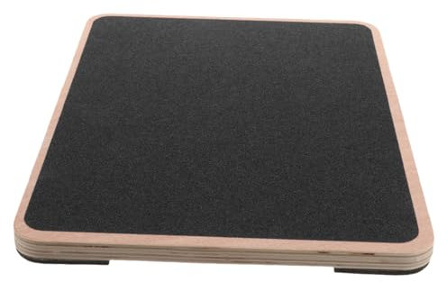 Kisangel Balance-trainingsbrett Aus Holz Für Erwachsene Quadratische Balance-wippe Yoga Und Fitnessgerät Langlebiges Holz Erhöhte Stabilität Für Gleichgewichtsübungen