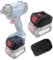 BOSC18B Adaptateur pour batterie TEPULAS PBA vers outil électrique professionnel 18 V GBA, adaptateur de batterie pour batterie Bosch, vert sur outil professionnel bleu