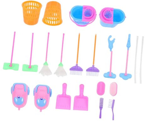 Toyvian 2sätze Teiliges Junge Mädchen Staubsauger Und Putzset Für Kreatives Rollenspiel Spielzeug Reinigungswerkzeuge Für Hausarbeit Bunte Und Sichere Materialien Für Junge Mädchen