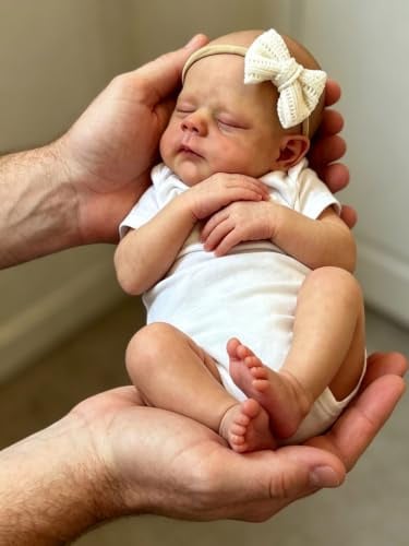 Anano Reborn Baby Junge 51cm Reborn Puppe Lebensechte Babypuppe Wie Echt, Reborn Baby Mädchen Mit Stoffkörper & Zubehör, Echte Baby Puppe Für Kinder Ab 3+