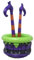 Cooler gonfiabile per champagne per feste – Vaso da rinfrescante per bevande – Secchiello per vino portatile per esterno casa ristorante vacanze feste matrimonio compleanno Halloween