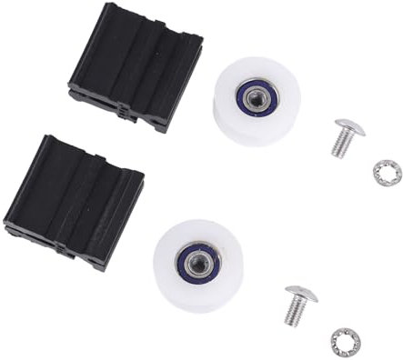 Ejoyous Greenhouse Door Wheel Replacement Kits 22mm Sliding Door Roller Wheels Easy to Install Nylon Material for Halls Greenhouses with Long Service Life