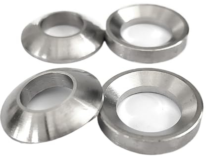 Rondella svasata， M6 M8 M10 M12 M14 M16 M18 M20 Rondella conica sferica svasata Guarnizione a testa piena piatta(M6 5set)